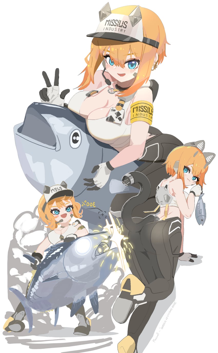 maxwell (goddess of victory: nikke) drawn by kunikuni_(kunihiro2005)