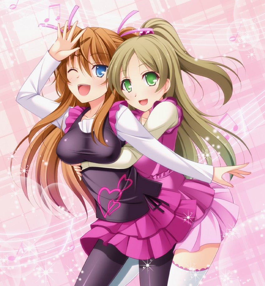 houjou hibiki and minamino kanade (precure and 1 more) drawn by narutaki_shin