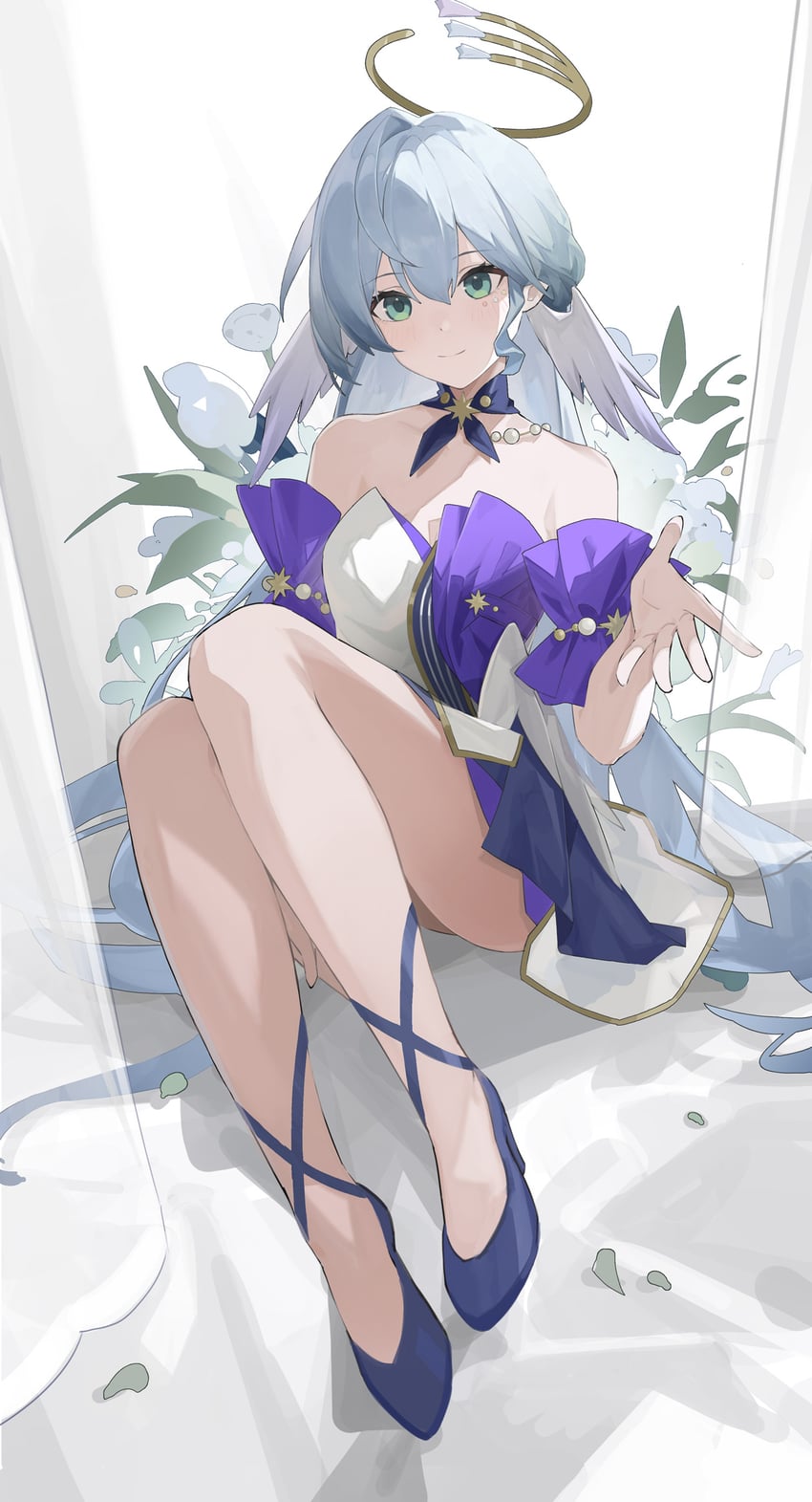 robin (honkai and 1 more) drawn by xuegao_ice