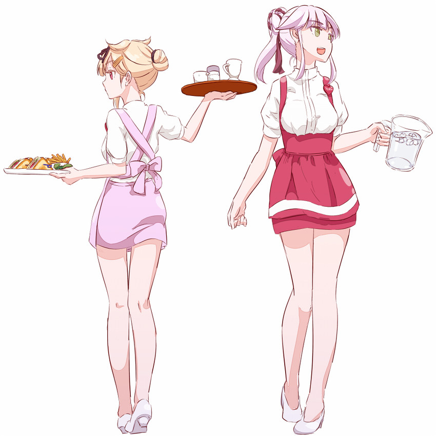 yuudachi, yuudachi kai ni, and yura (kantai collection) drawn by mikeco