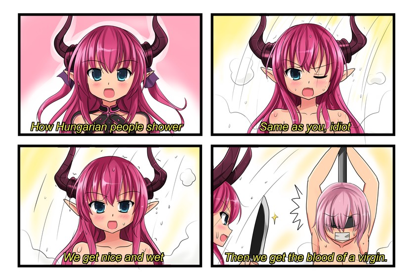 mash kyrielight and elizabeth bathory (fate and 3 more) drawn by setia_pradipta