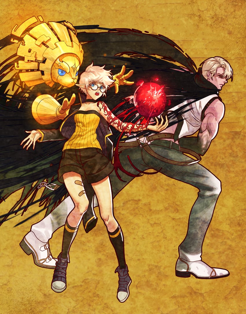 creator and dark knight (dungeon and fighter) drawn by ven0305
