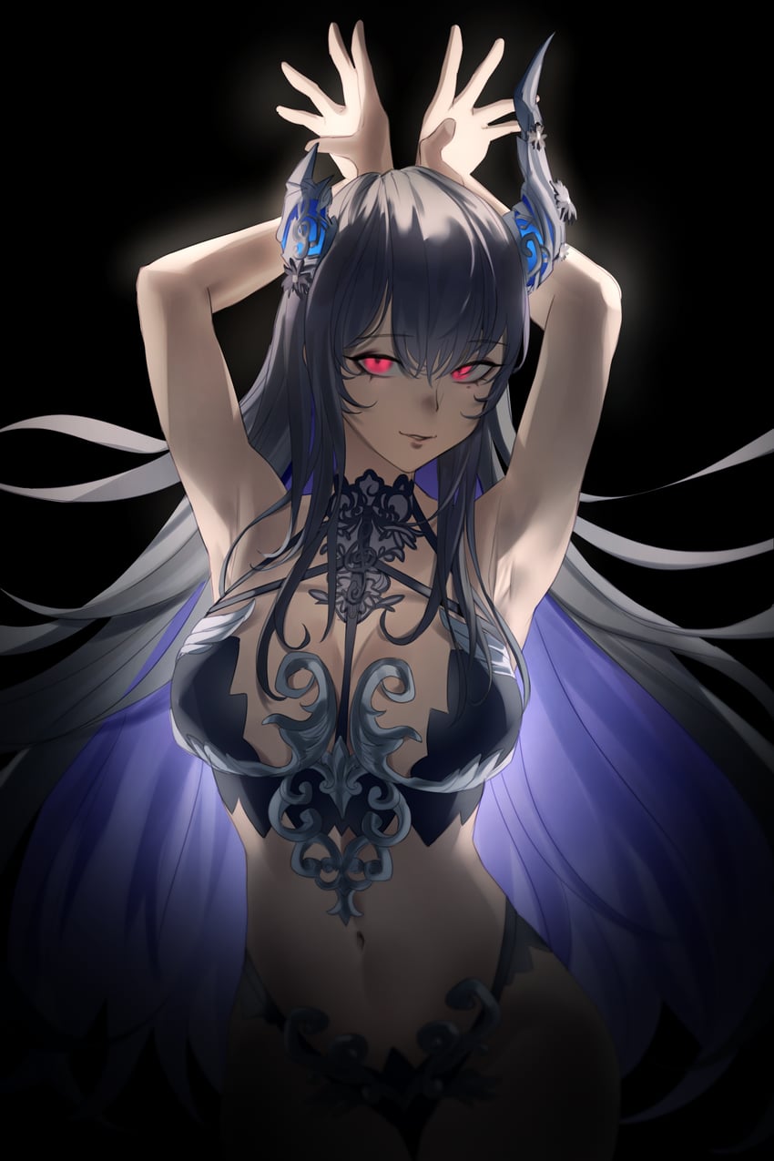 nerissa ravencroft (hololive and 1 more) drawn by aragiken