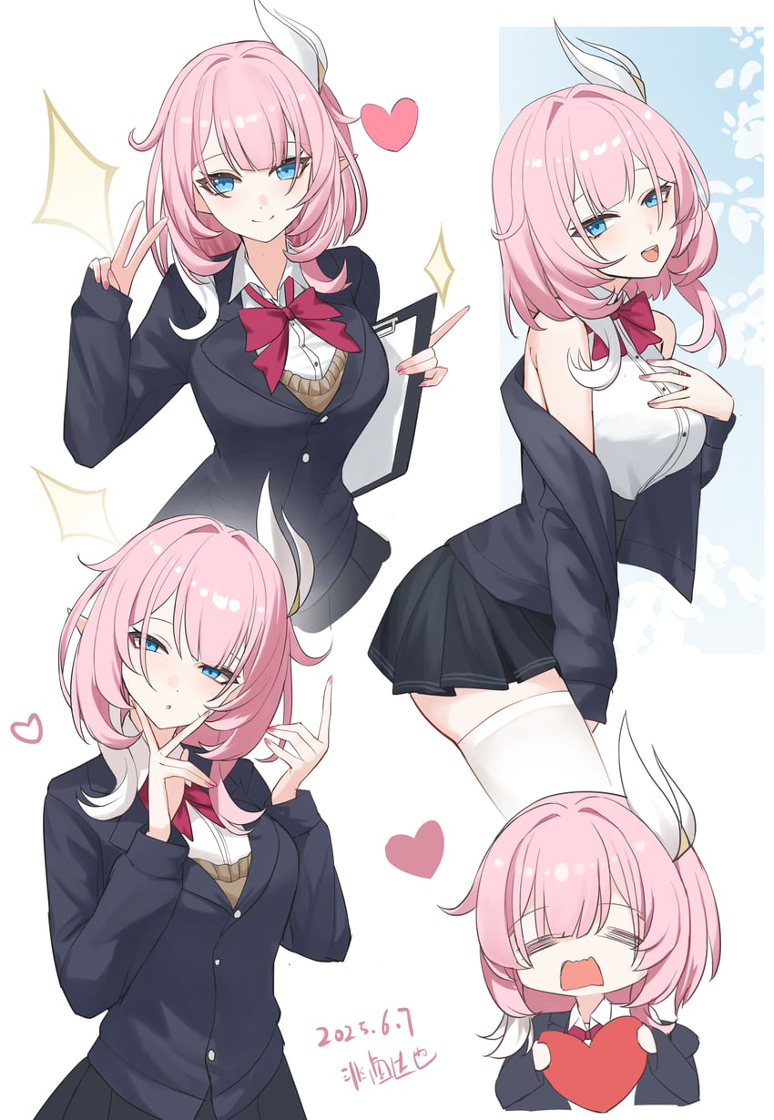 cyrene (honkai and 1 more) drawn by lao_xi