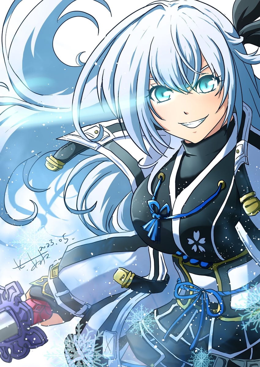 shizuna rem misurugi (eiyuu densetsu and 2 more) drawn by akane_kazami