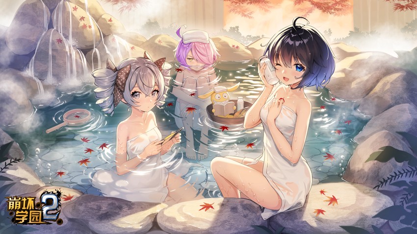 bronya zaychik, seele vollerei, homu, and sin mal (honkai and 1 more) drawn by majiang