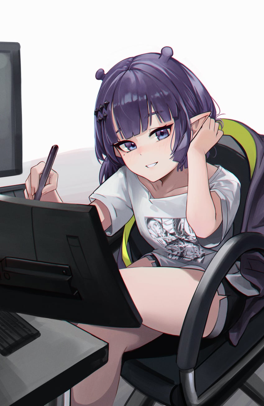 ninomae ina'nis (hololive and 1 more) drawn by anizi