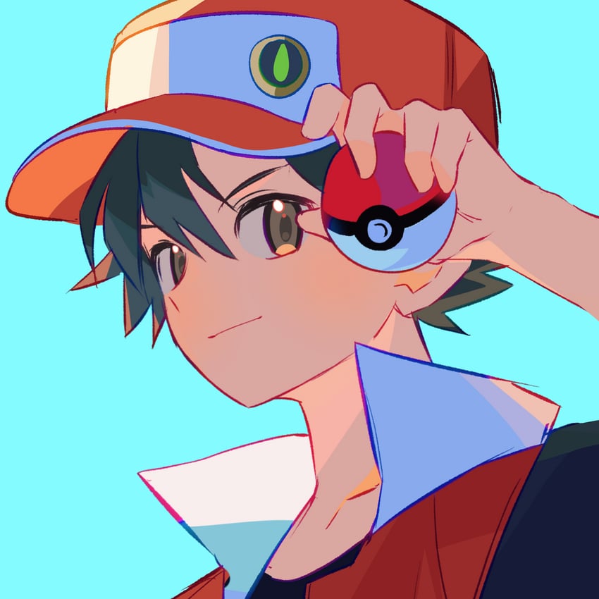 red (pokemon and 1 more) drawn by ebi_(shrimp_eleven)