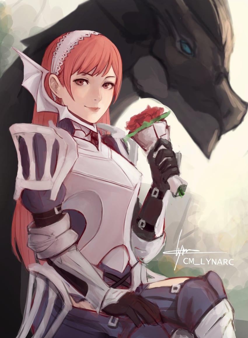 cherche and minerva (fire emblem and 1 more) drawn by lynarc