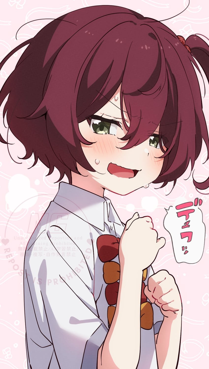 komari chika (make heroine ga oo sugiru!) drawn by bochi_(5hxm)