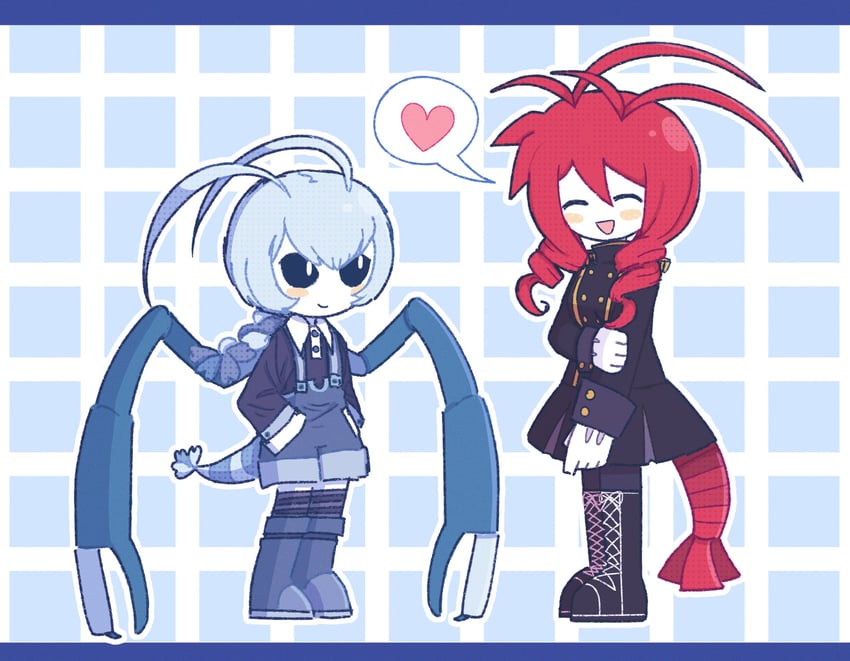 lobco and aom (funamusea and 1 more) drawn by pipiikki