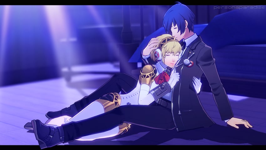 yuuki makoto and aigis (persona and 1 more) drawn by personaparadise