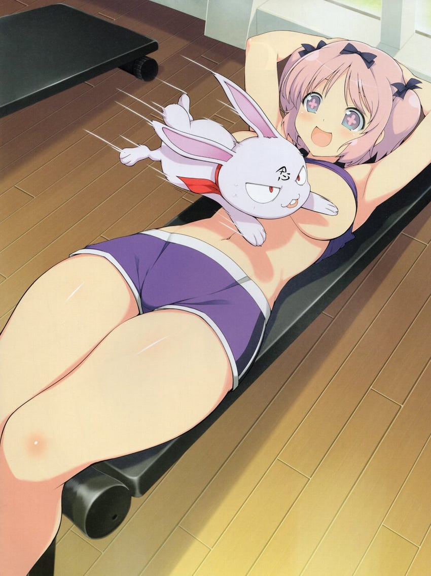hibari and ninto (senran kagura and 2 more) drawn by yaegashi_nan