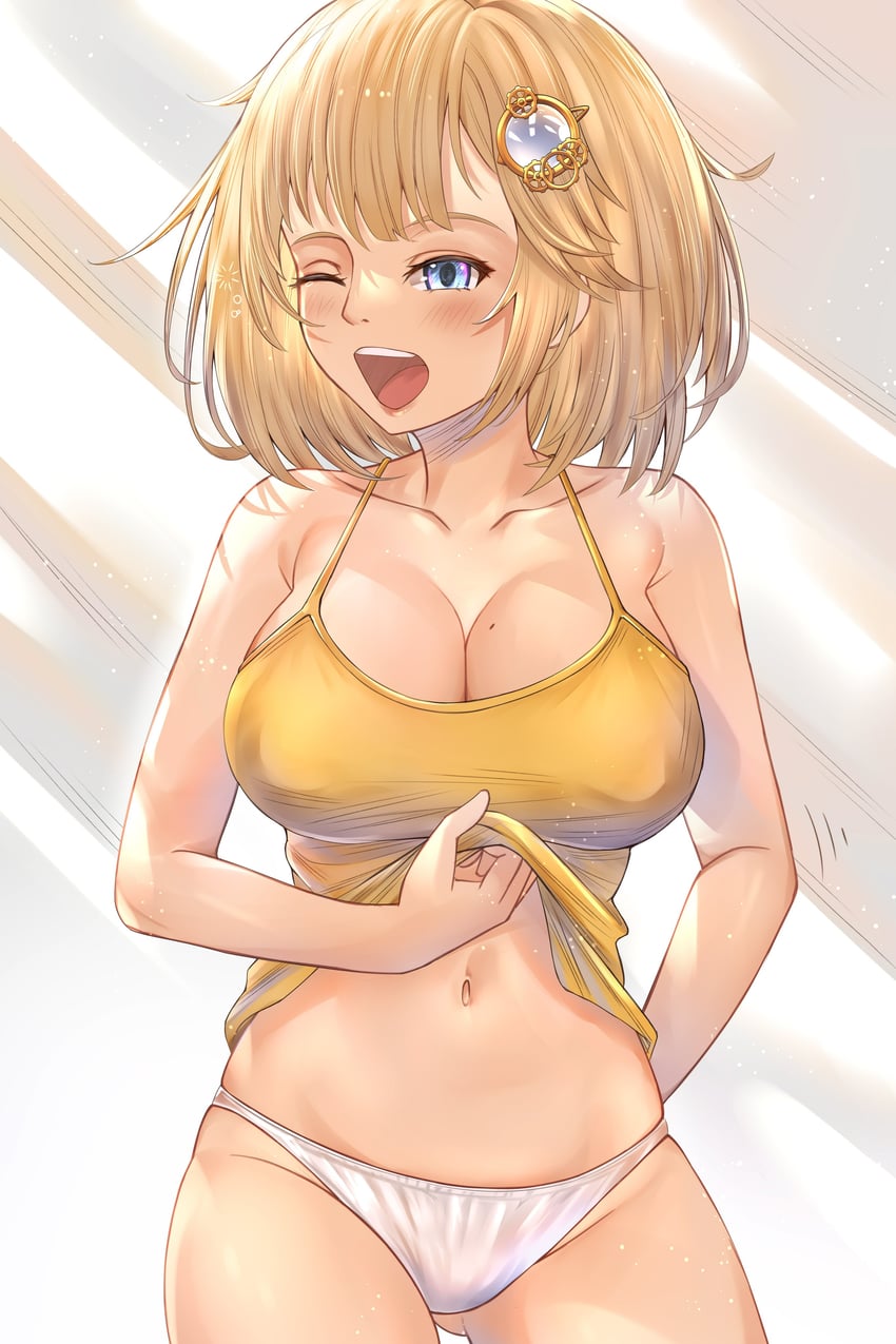 watson amelia (hololive and 1 more) drawn by honkivampy