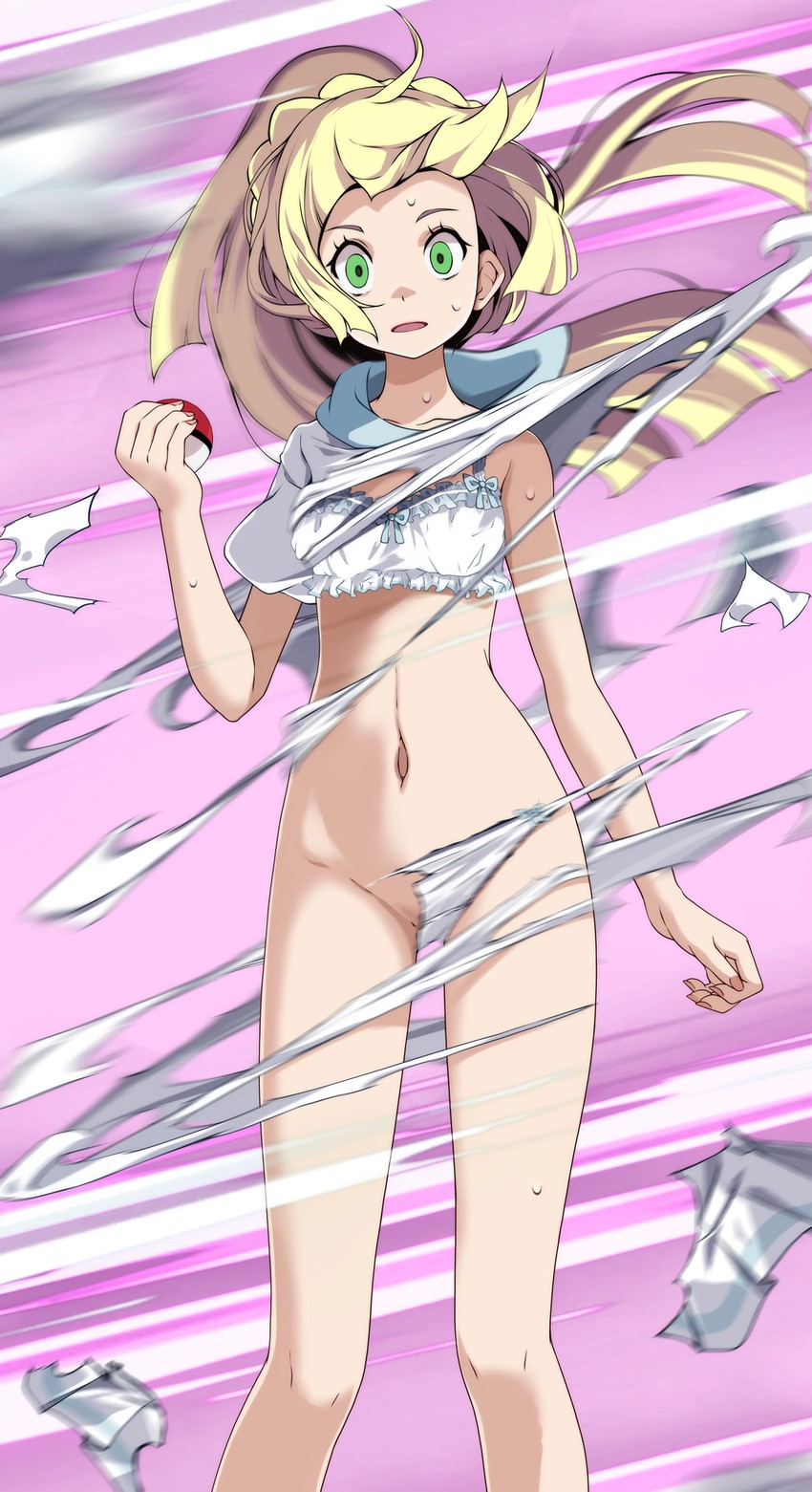 lillie (pokemon and 1 more) drawn by tsukishiro_saika