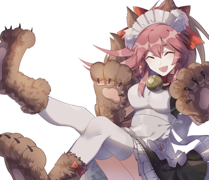 tamamo and tamamo cat (fate and 1 more) drawn by idass_(idass16)
