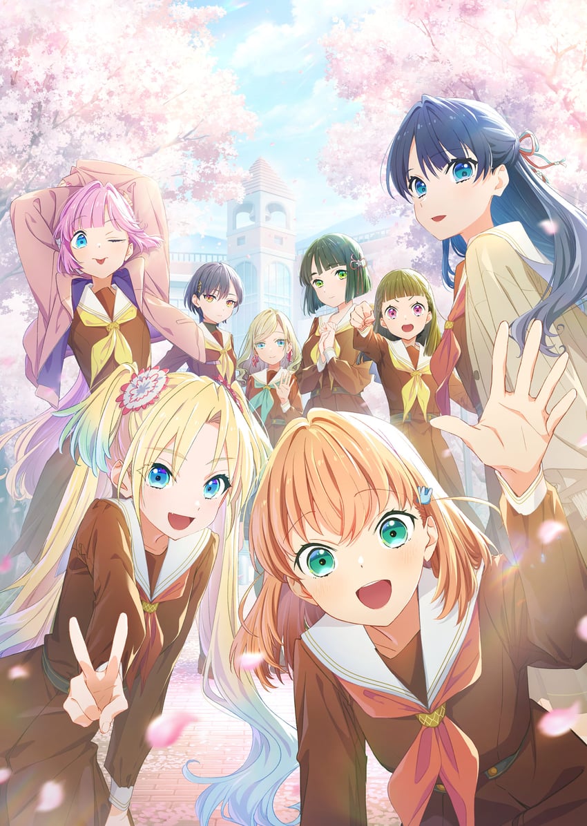 hinoshita kaho, murano sayaka, osawa rurino, momose ginko, anyoji hime, and 3 more (love live! and 1 more)