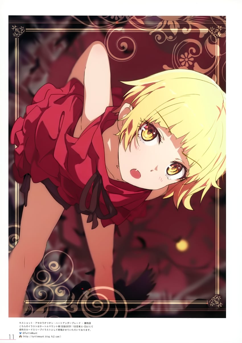 oshino shinobu (monogatari and 1 more) drawn by ogipote