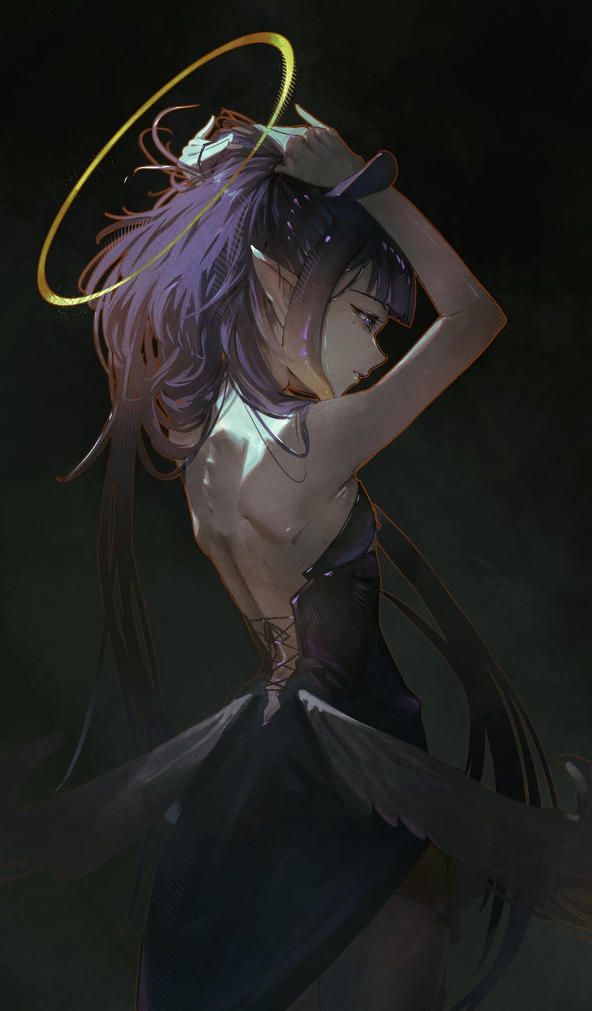 ninomae ina'nis (hololive and 1 more) drawn by toripisu