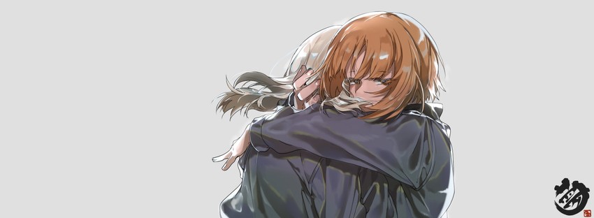 nishizumi miho and itsumi erika (girls und panzer) drawn by veerinly