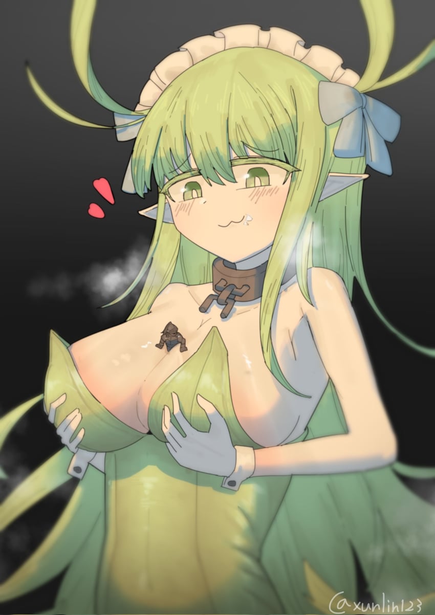 grimm and leaf (black souls) drawn by xun_lin_(pixiv_93392103)