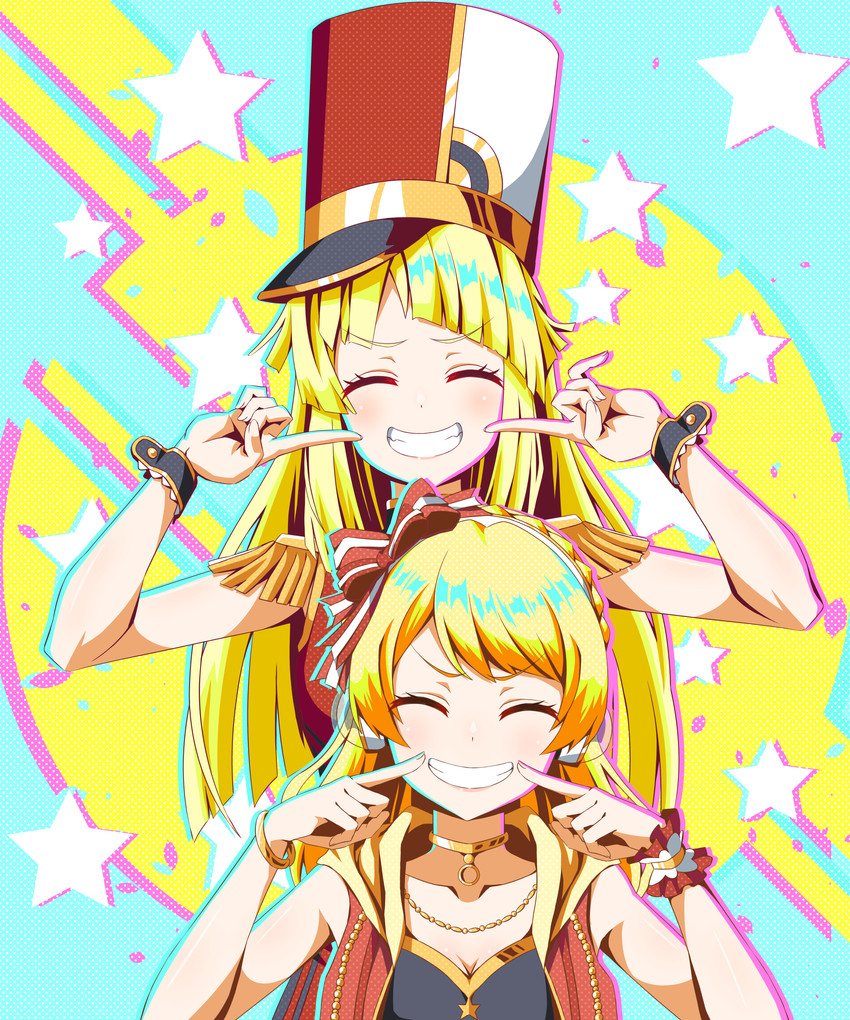 tsurumaki kokoro and aimoto rinku (bang dream! and 1 more) drawn by tanny_v
