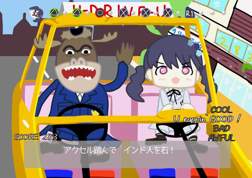 fukumaru koito and instructor mooselini (idolmaster and 2 more) drawn by ktvy76