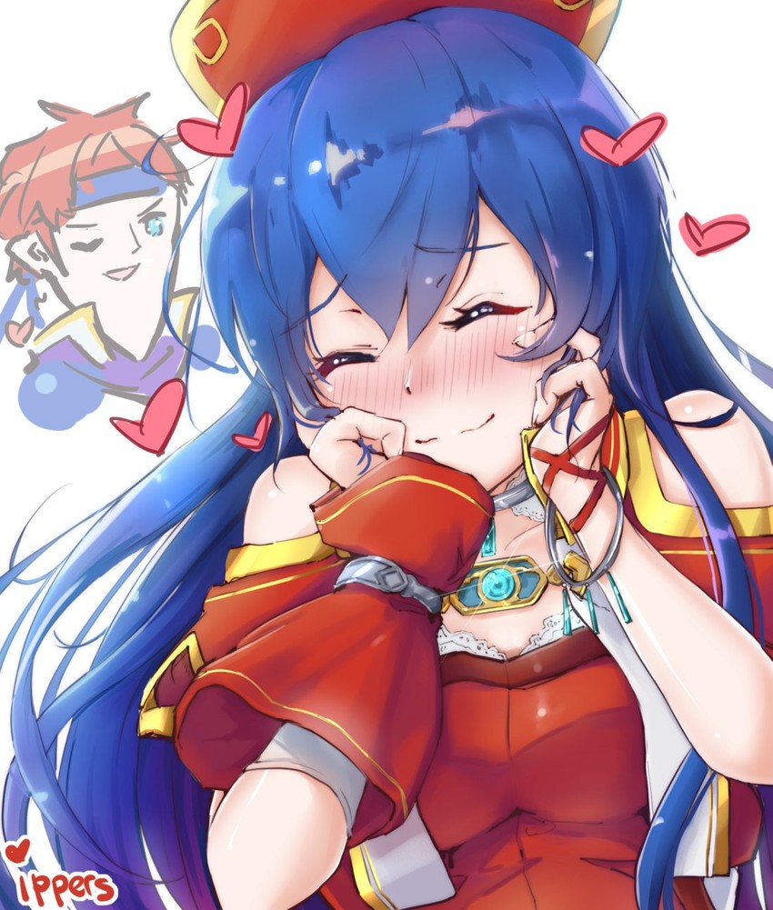 roy and lilina (fire emblem and 2 more) drawn by ippers