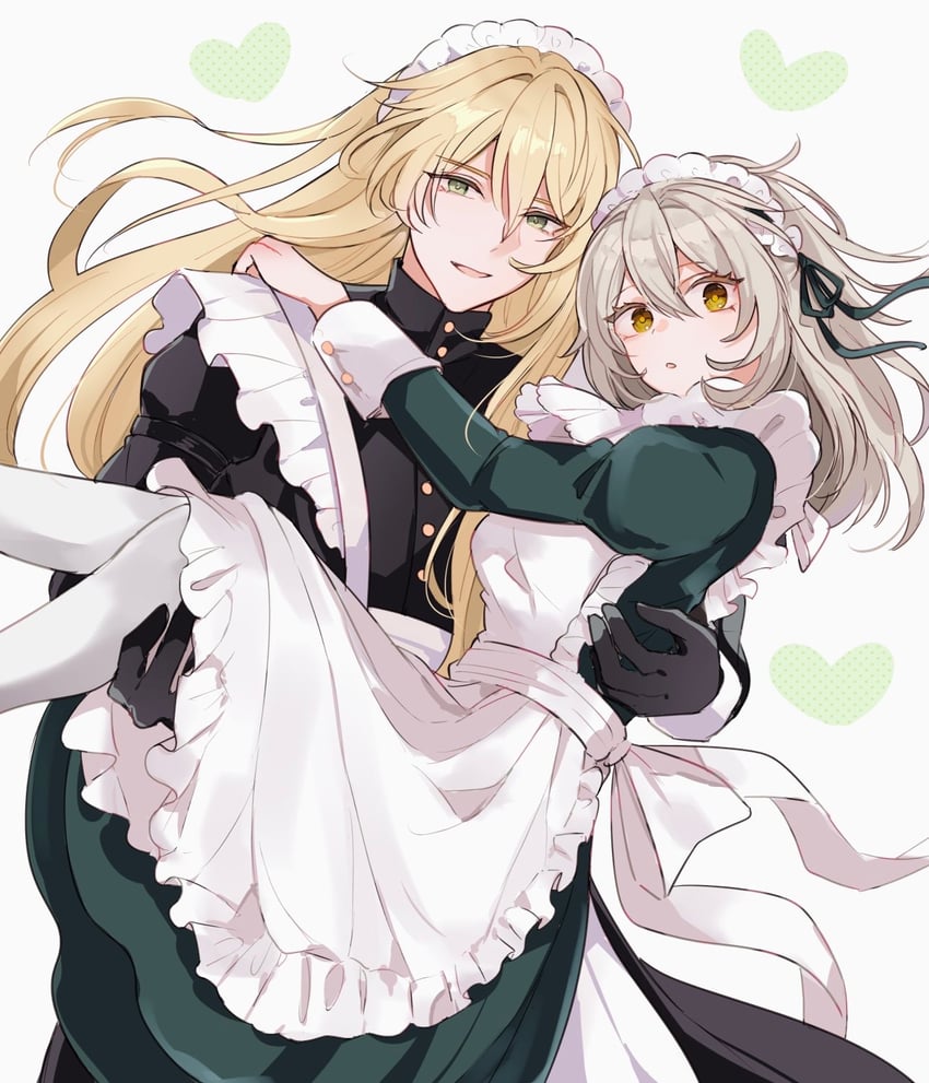 trailblazer, stelle, and luocha (honkai and 1 more) drawn by eiri_illust