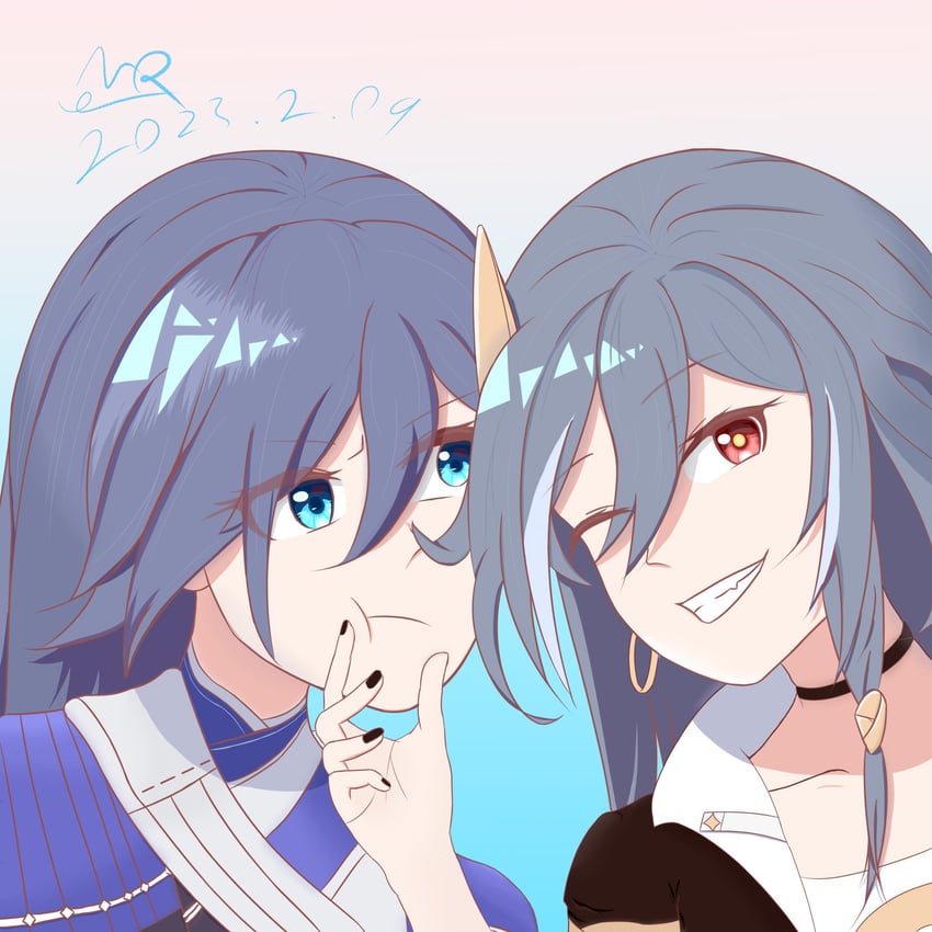 fu hua and herrscher of sentience (honkai and 1 more) drawn by matsmq_fushi