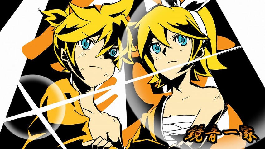 kagamine rin and kagamine len (vocaloid and 2 more) drawn by shion_souta