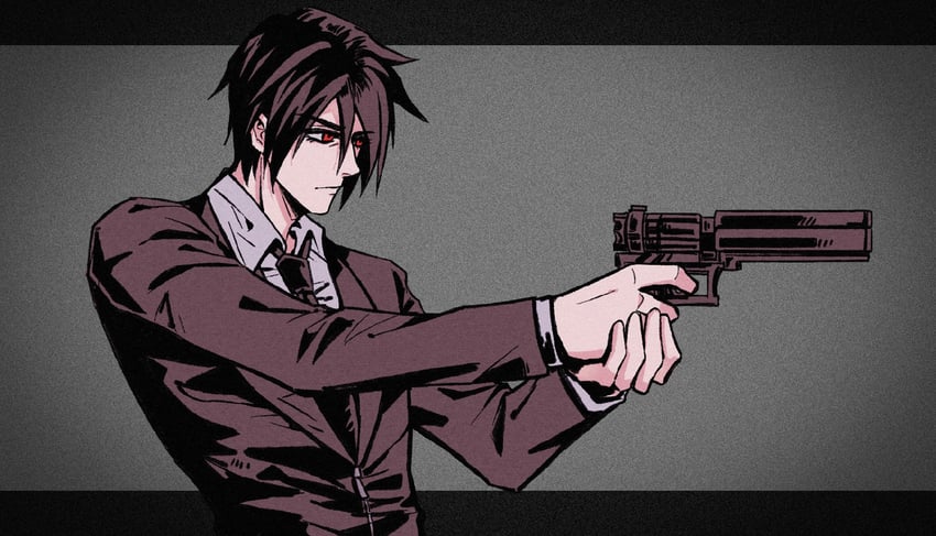 vincent valentine (final fantasy and 1 more) drawn by batphone1939
