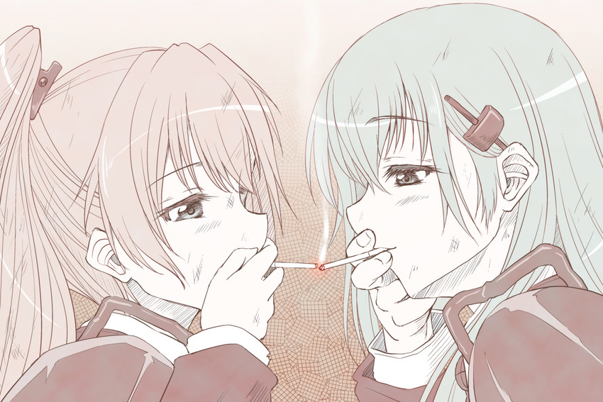 suzuya and kumano (kantai collection and 1 more) drawn by tsukineko