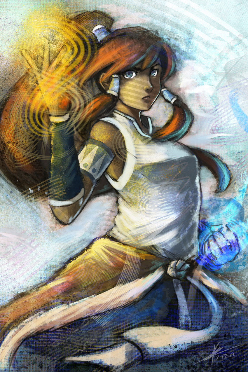 korra (avatar legends and 1 more) drawn by robert_knight