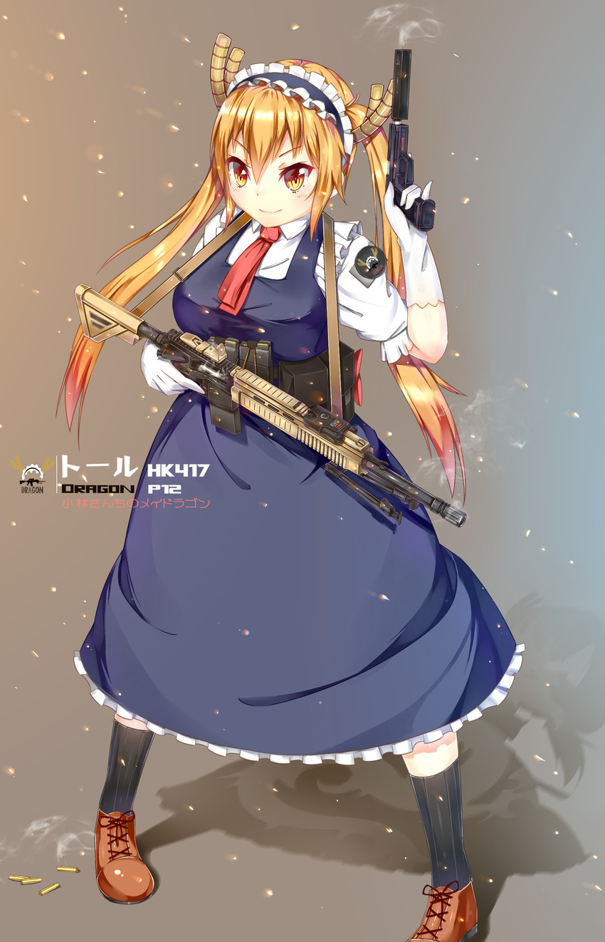 tohru (kobayashi-san chi no maidragon) drawn by yakumo_ling