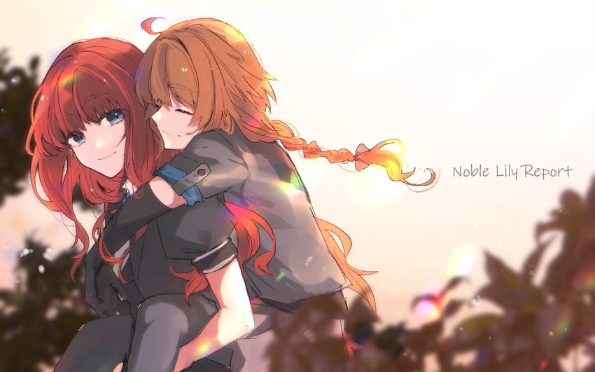 kaede johan nouvel and futagawa fumi (assault lily) drawn by tia_(cocorosso)