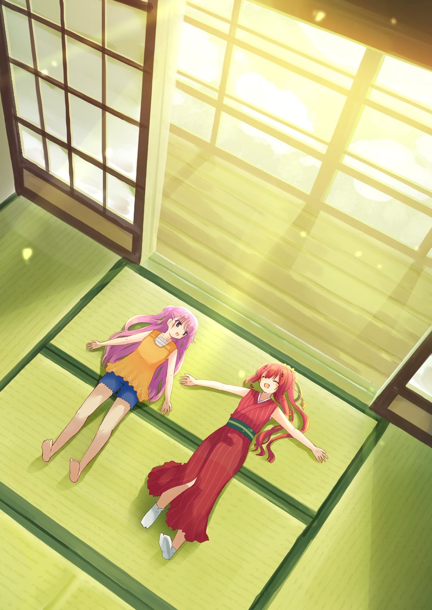 katou umi and kamiyama shiki (summer pockets) drawn by canaca_chiyuri