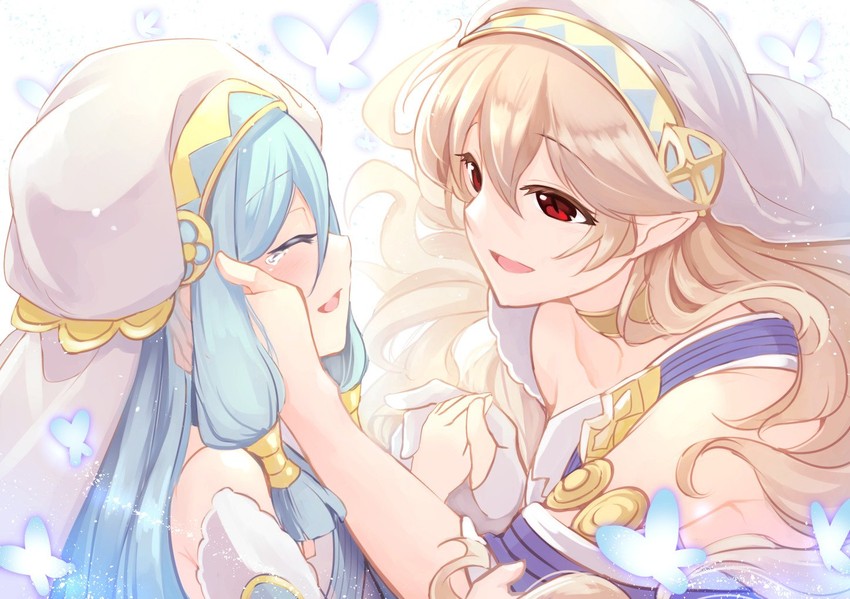 azura and female corrin (fire emblem and 2 more) drawn by nakabayashi_zun
