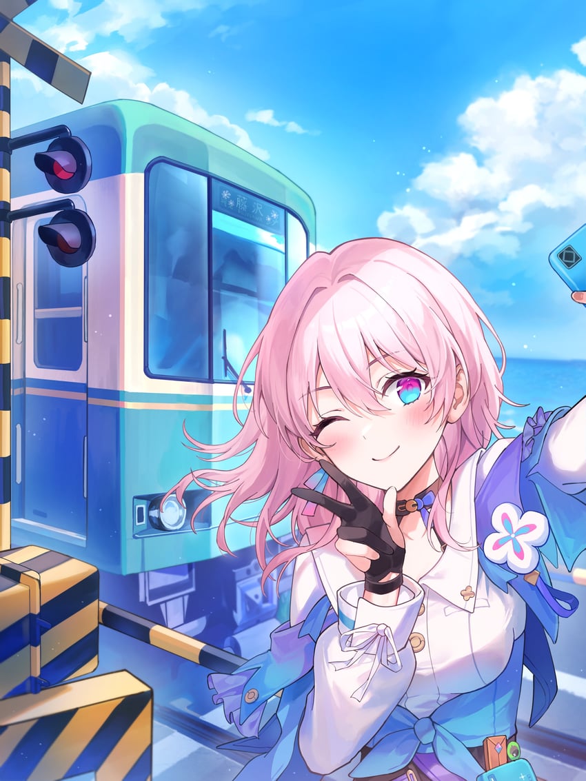 march 7th (honkai and 1 more) drawn by rangu