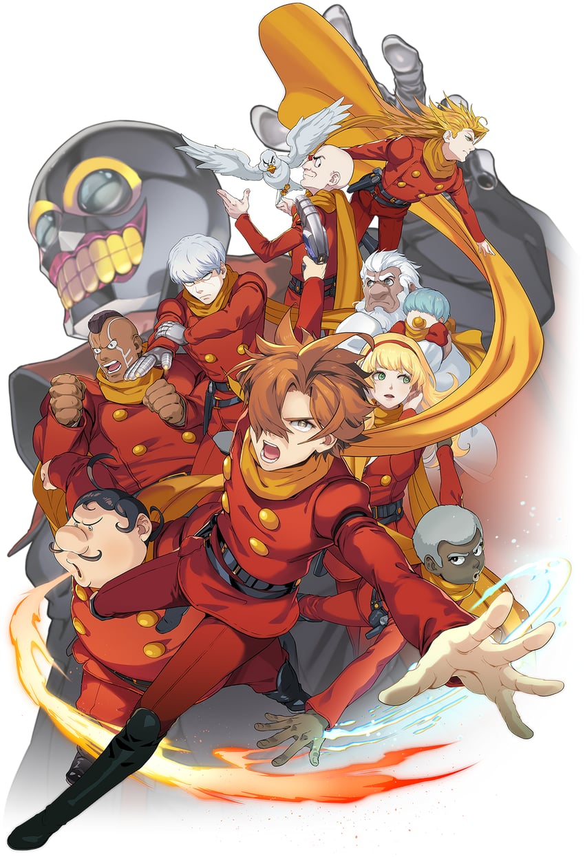 francoise arnoul, shimamura joe, jet link, albert heinrich, ivan whisky, and 6 more (cyborg 009) drawn by tanaotanako