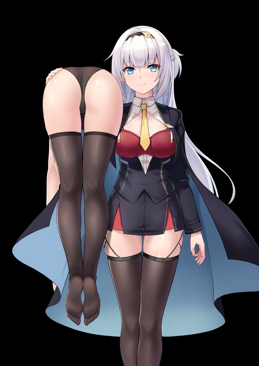 intrepid (warship girls r and 2 more) drawn by petal_house