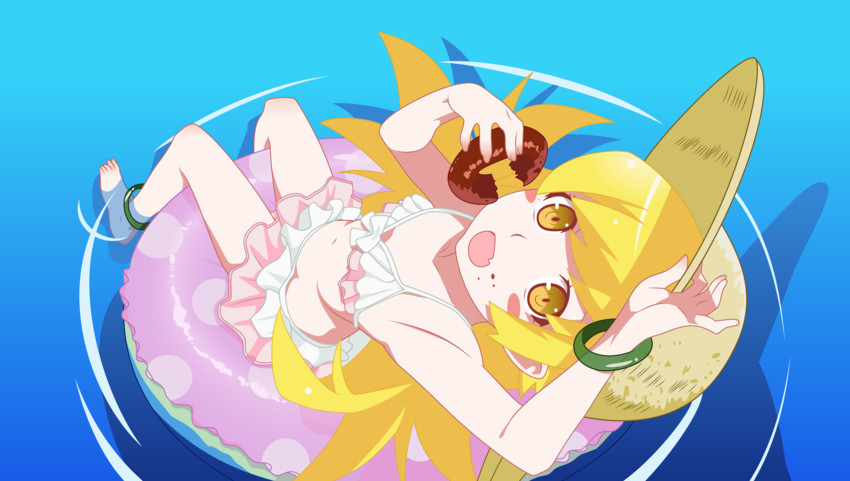 oshino shinobu (monogatari) drawn by jelly-the-man
