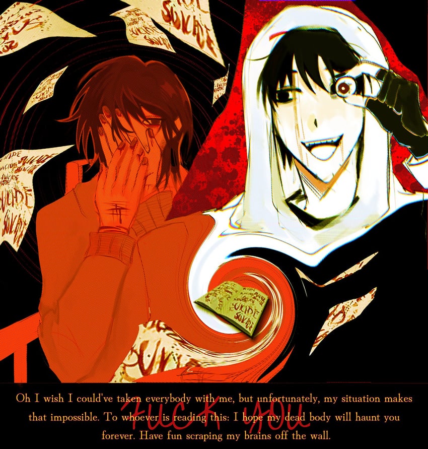 simon henriksson and sophie (cry of fear) drawn by konicomchiee