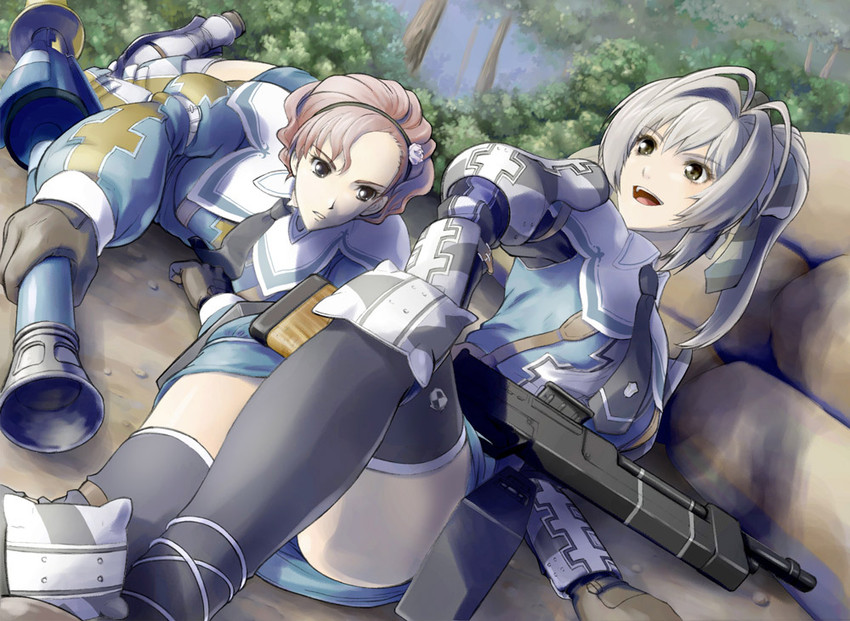 licorice nelson and coleen celsius (senjou no valkyria and 1 more) drawn by morisu