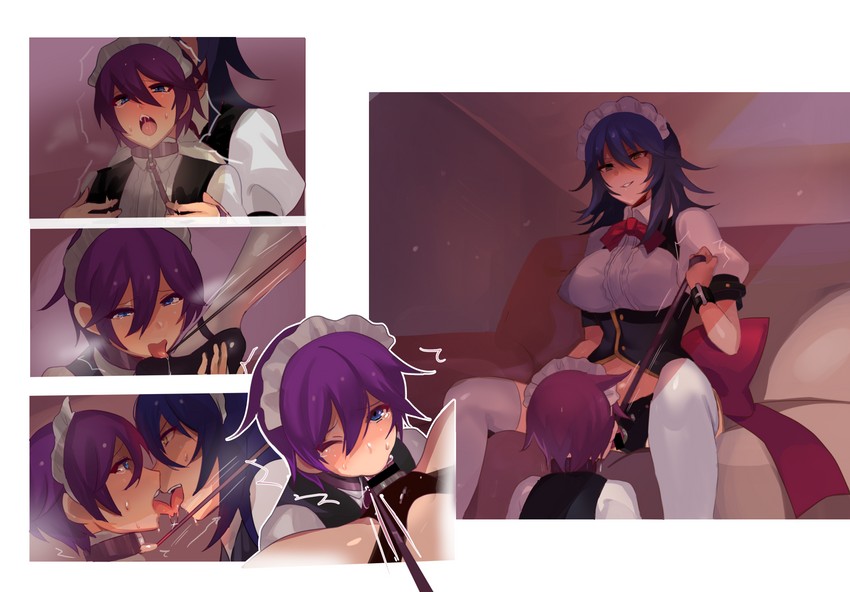 luka and kate (mon-musu quest! and 1 more) drawn by d_kake2