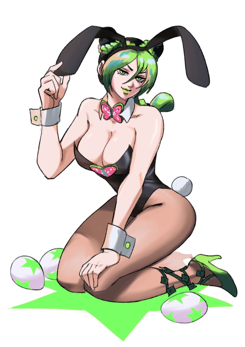 kujo jolyne (jojo no kimyou na bouken and 1 more) drawn by tina_fate