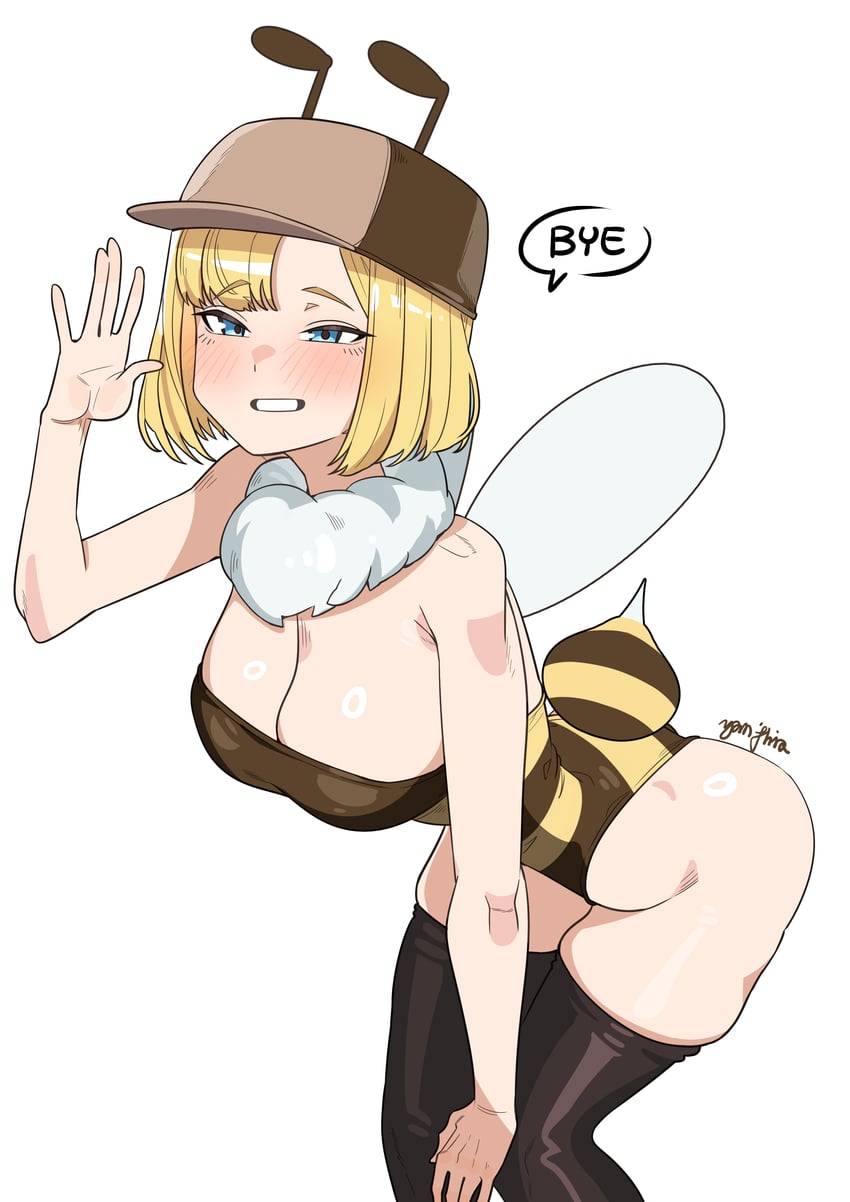 watson amelia (hololive and 1 more) drawn by yan_jhia