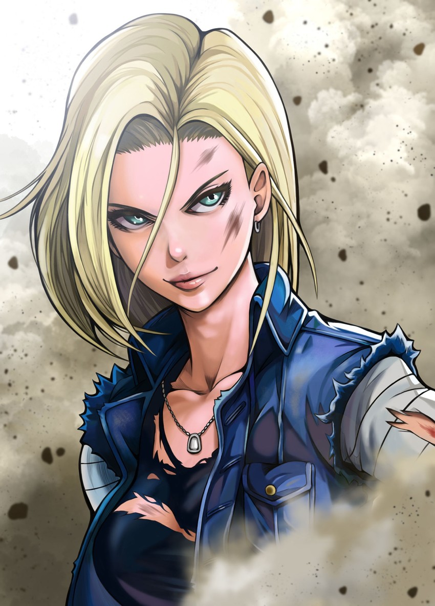 android 18 (dragon ball and 1 more) drawn by to-ru