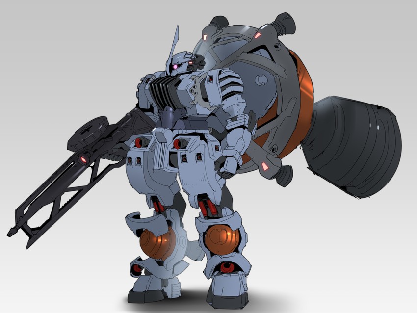 zudah (gundam and 1 more) drawn by zhu_fun