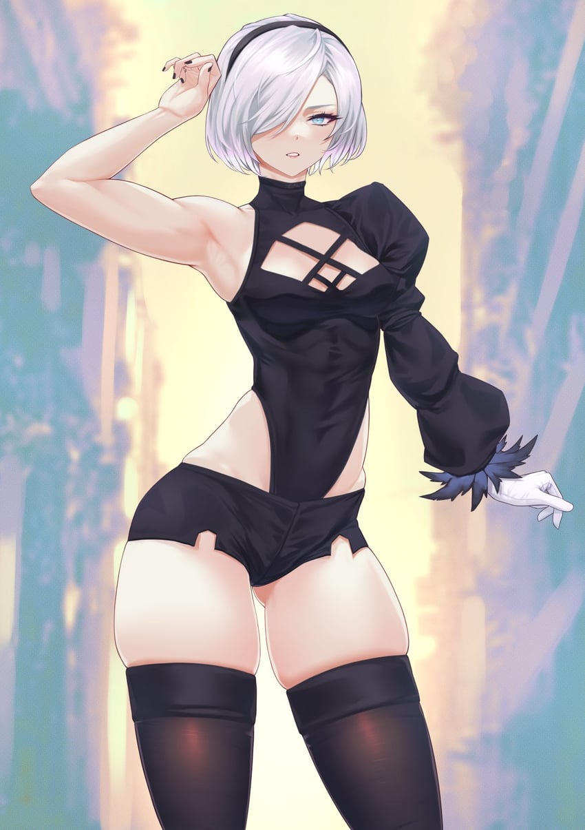 2b (nier and 1 more) drawn by gabriel_carrasquillo